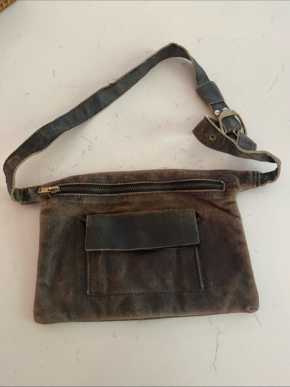 Urban Outfitters Faux Sueded Leather Waist  Fanny Pack